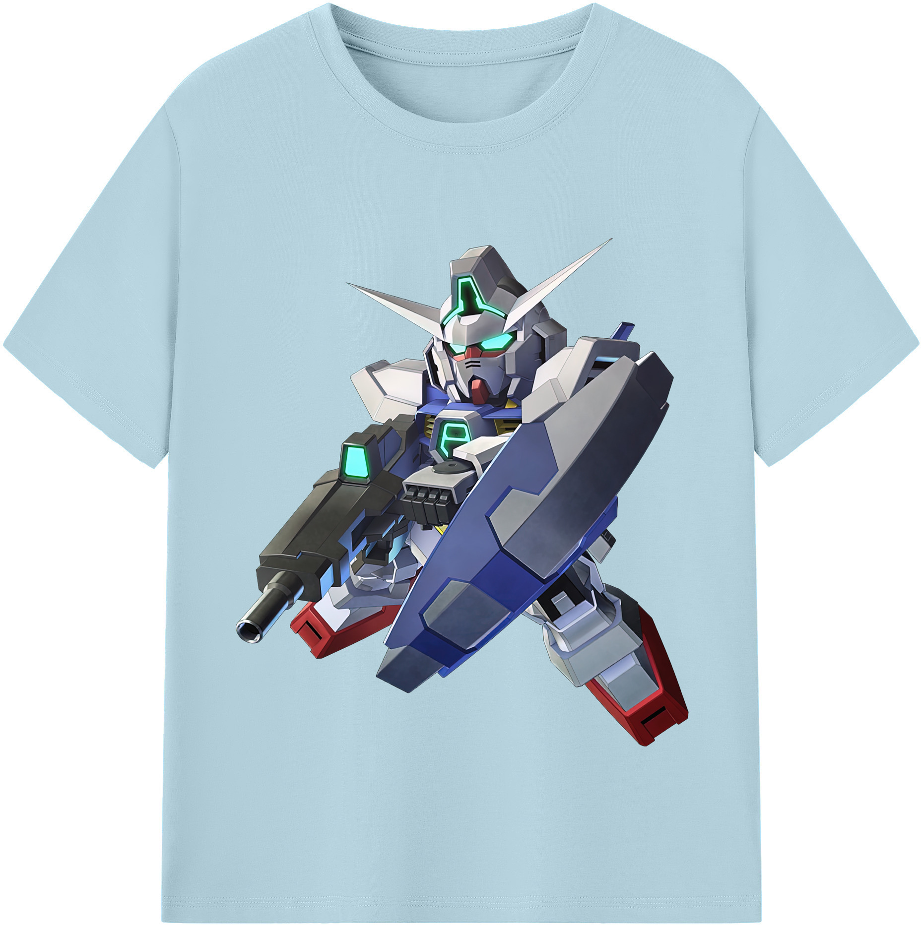 （画像用） 機動戦士ガンダム Mobile Suit Gundam 綿100％半袖Tシャツ（フロントプリント）
